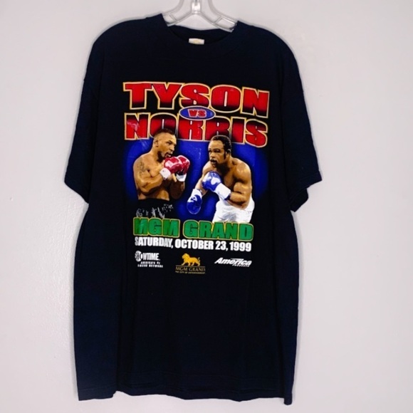 Vintage Mike Tyson 1999 Memorabilia fight T-shirt original boxing collector XL - Picture 1 of 10